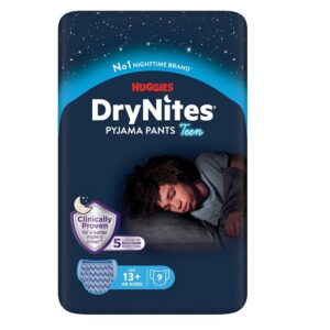 Huggies püksmähkmed ööseks 13+ aastat poisile 9tk 48-60kg