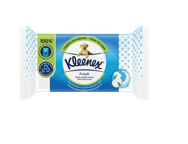 Kleenex wc paber/tualettpaber niisutatud Fresh 42tkx12pakki (1pakk-2,35eur)