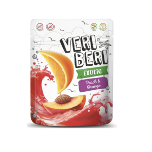 Veri Beri Exotic virsiku- ja apelsinikangikesed 6x50g (1pakk-2.15eur)