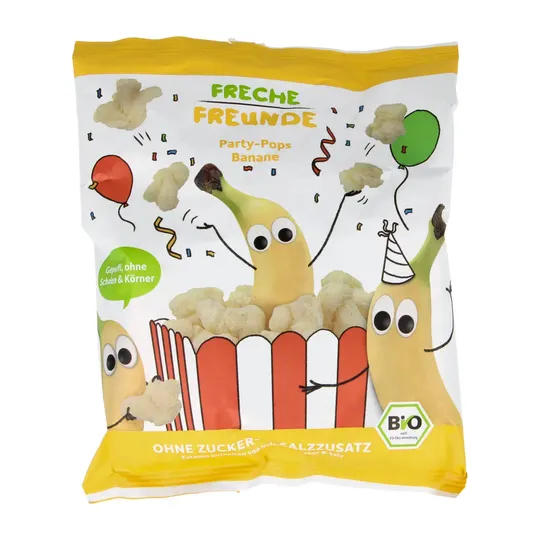 Maisi- ja riisikrõpsud banaaniga, alates 12+. elukuust 15g FRECHE FREUNDE