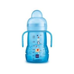 MAM Trainer joogipudel 220ml Sinine elevant sõpradega 4+kuud