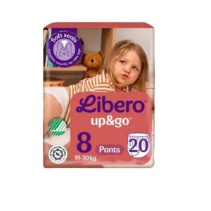 Libero püksmähkmed Up&Go N8 19-30kg 20tk
