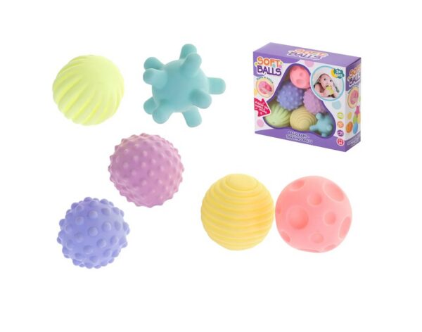 Lean Balls sensoorsete beebipallide komplekt 6tk 3+kuud