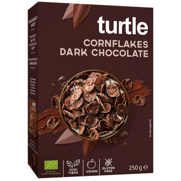 Maisihelbed tumeda šokolaadiga, ökoloogiline Turtle 250g