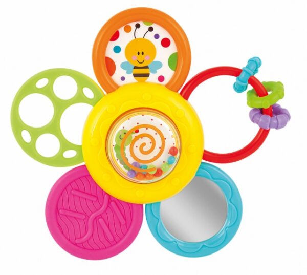 WinFun Beebi kõristi ``Lill`` pöörlev,iminapaga kinnitatav
