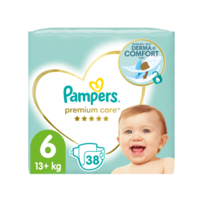 Pampers Premium Care Mähkmed, Suurus 6, 13+ Kg, 38 Mähet
