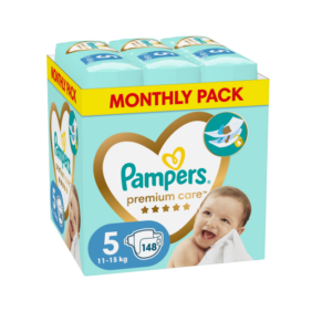Pampers Premium Care Teipmähkmed, Suurus 5, 148 Mähet, 11-16kg