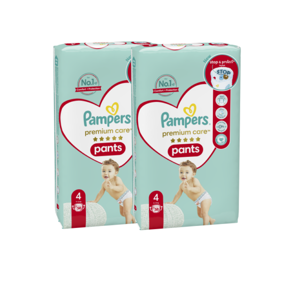 Pampers Premium Care Pants Mähkmed, Suurus 4, 116 Mähet, 9-15kg