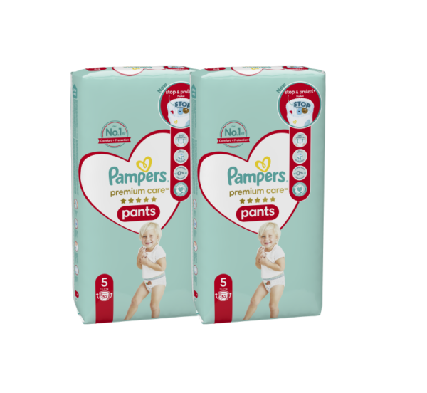 Pampers Premium Care Pants Mähkmed, Suurus 5, 104 Mähet, 12-17kg