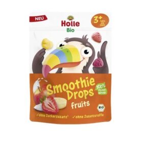 Holle Külmkuivatatud puuviljapüree tükina, mahe Smoothie Drops fruits Bio 2x15g (1pakk-2,89eur) 3+aastasele