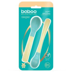BABOO pehme otsaga lusikad Lagoon Fiesta 4+ kuud, 2tk