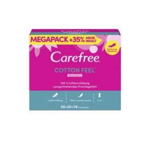 Carefree Cotton Feel Normal pesukaitsed 76tk S/M