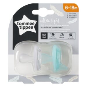 TOMEE TIPPEE silikoonist lutid Ultra Light 6-18kuud, 2tk, 433459