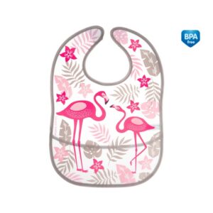 Pehme veekindel pudipõll Canpol Babies 6+kuud Roosa Flamingo