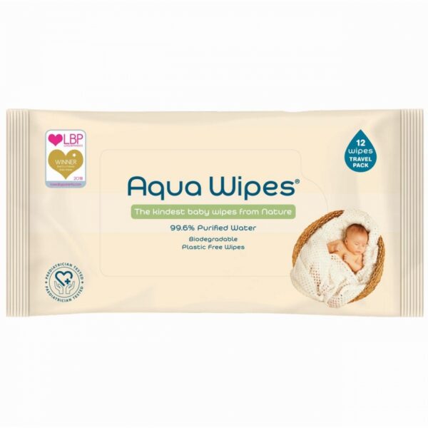 AQUA WIPES niisked salvrätikud 12tk  reisipakk