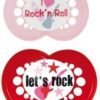 MAM ORIGINAL LATEKSLUTID 2 TK 6+KUUD ,STERILISEERIMISKARBIS,Rock N Roll heleroosa/punane  295061 – pilt 1