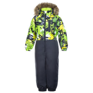 KOMBINESOON WILLY 31900030 laimi mustriga/tumehall-92847 HUPPA