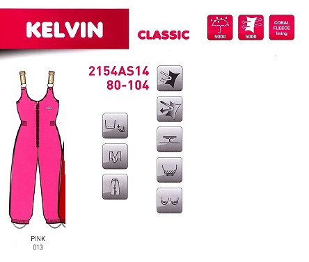 Huppa traksipüksid KELVIN 2154AS14 pink-013 80cm