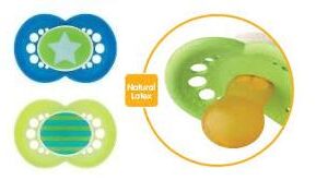MAM ORIGINAL LATEKSLUTID 2 TK 6+KUUD SIRGE OTSAGA,STERILISEERIMISKARBIS sinine/laimi 295061
