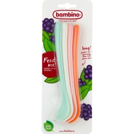Bambino pika varrega lusikad Feed Me 4tk 4+kuud Vali värv!!!