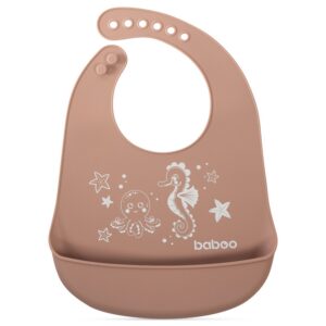 Baboo® silikoonist pudipõll Sea life, Cacao