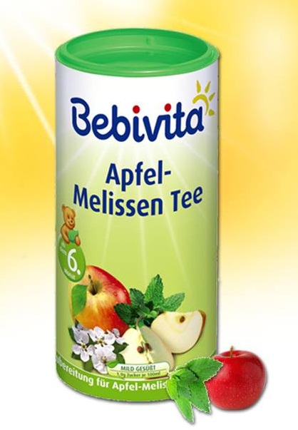 Bebivita õuna-melissi tee 200g 6.kuust