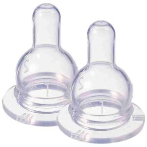 Tigex ümar silikoon lutipudeli lutt Flow 6+kuud 2tk supp/püree