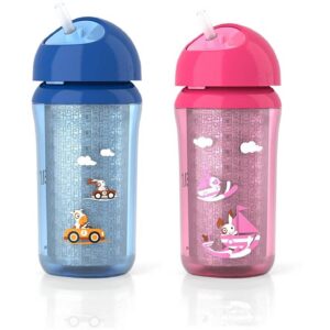 Termotass kõrrega PHILIPS AVENT 260 ml (12 kuud +) Vali värv!!! SCF766/00