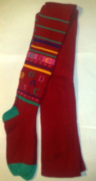 Sukkpüksid Kids 98-104cm punased-ABC