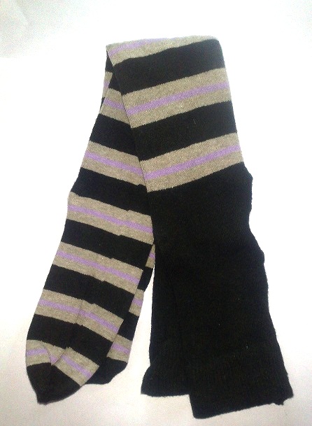 Sukkpüksid Lollico T.roheline/lilla triip 120-130cm