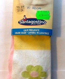 Sukkpüksid Santagostino 80-86cm kollane/valge/h.sinine/roosa lilledega