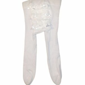 Pidulikud sukkpüksid Valge pitsid/lipsud Lollico 68-74cm N0