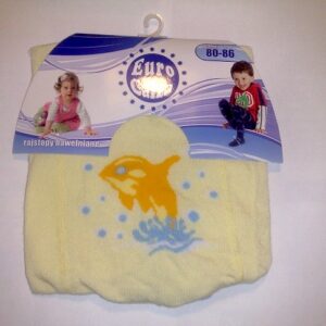Sukkpüksid Euro Calza 80-86cm Helekollane Delfiin