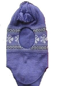 Lenne kevad-sügis mask-müts ROBI 46cm lilla