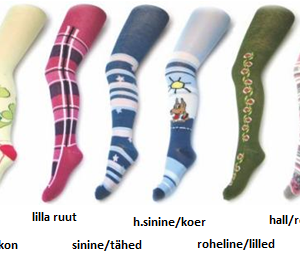 LASTE SUKKPÜKSID 128-134CM EURO CALZA VALI MUSTER!!!