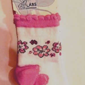 Snazzy ABS piduritega sokid M T.roosa/valge  Lillega