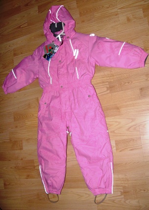 Laste kombinesoon (O-9143 B) roosa 104cm Huppa