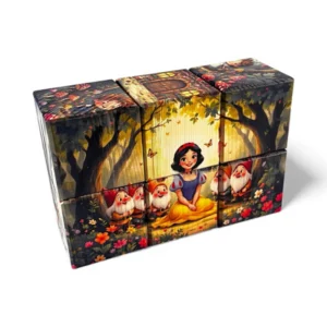 Fairy Tale Picture Blocks – Set of 6 puidust pildiklotsid
