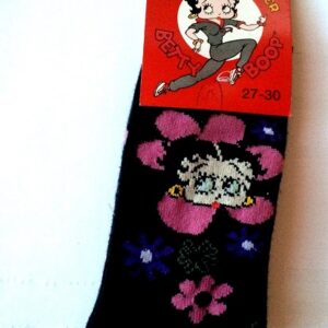 Sokid Betty Boop mustad 27-30