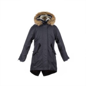 PARKA VIVIAN tüdrukutele 12490020 200G SOOJUSTUS 00018-tumehall HUPPA