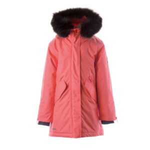 PARKA VIVIAN  tüdrukule 12490020 200G SOOJUSTUS 00049-neoon korall HUPPA