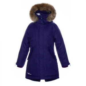 PARKA VIVIAN  tüdrukule 12490120 200G SOOJUSTUS 70073-tumelilla HUPPA