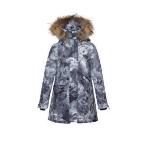 PARKA VIVIAN 1 12490120 200G SOOJUSTUS 21009-must mustriga HUPPA naturaalse karvaga
