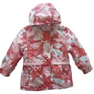 Tüdrukute jope IRIS 1155BS12 coral pattern 116cm Huppa