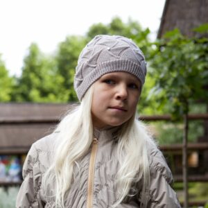 Huppa kootud müts LOLA 8335AS13  071-beige Vali suurus!!!