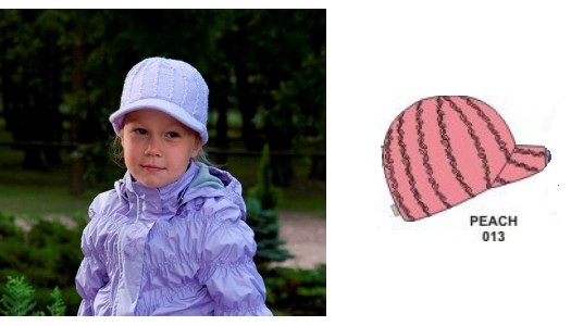 Huppa tüdrukute müts FUNNY 8342AS13 013-peach M (50-53cm)