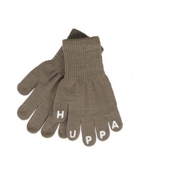 Huppa kootud kindad 8205AS15 031-tumebeez 4-7aastasele