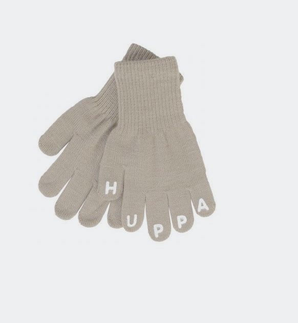 Huppa kootud kindad 8205AW11 beez 071  4-7aastasele