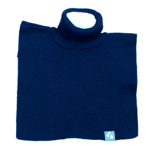 Laste kootud kaelussall CORA 8606BASE  tumesinine-60086 L