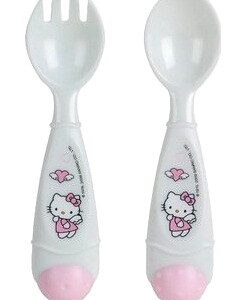 Hello Kitty Trudeau kahvel+lusikas 4+kuud